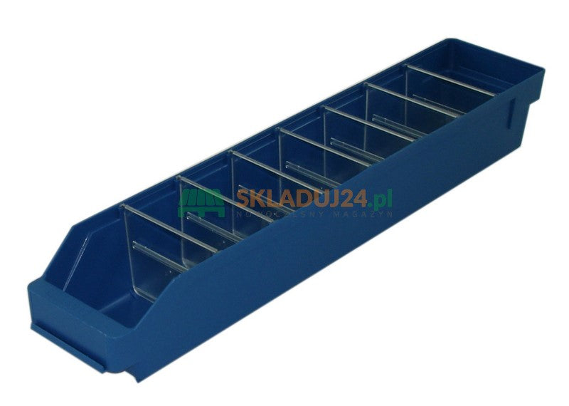 Kraiko dėžė / dirbtuvių konteineris, matmenys. 400 x 90 x 95 mm (7 pertvaros)