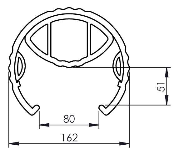 Lankstus lentynos kojelių užvalkalas - Rack protection XL