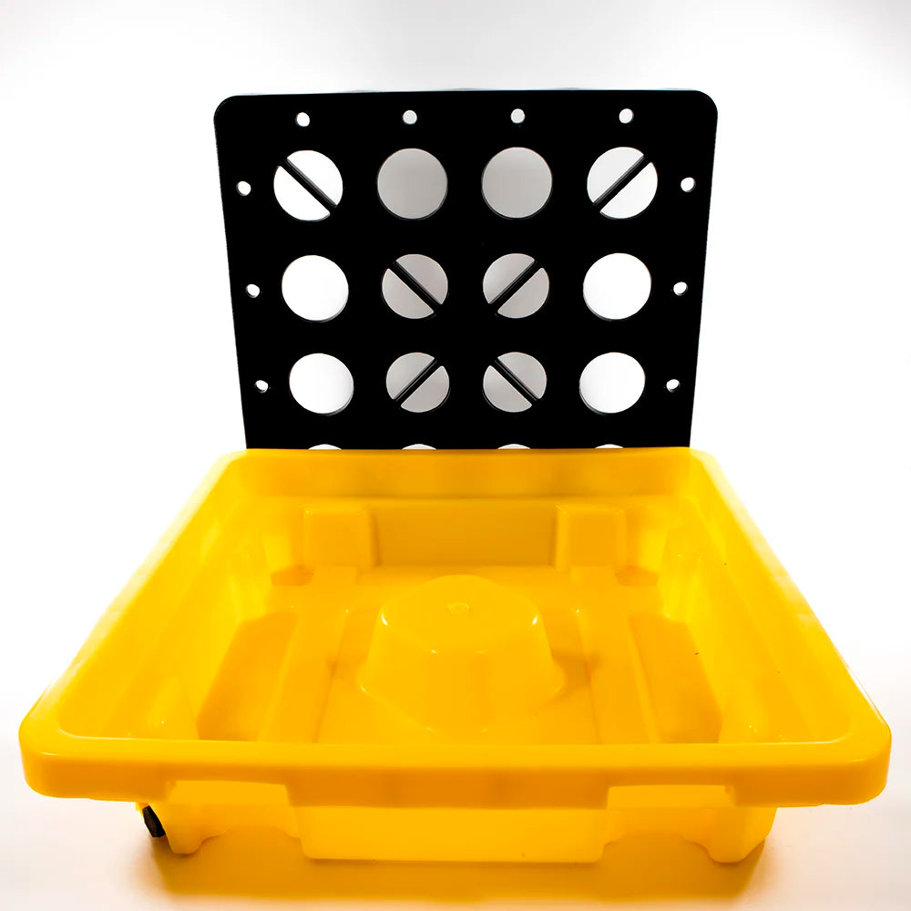 Wanna wychwytowa z kratownicą, pojemność 28 l, wym. 720 x 720 x 160 mm