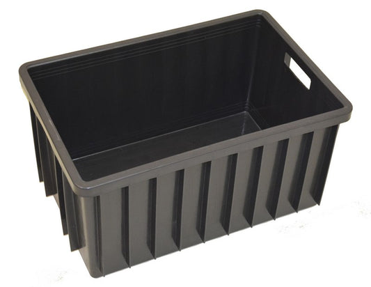 Transport and storage container, dimensions 60 x 40 cm (black)