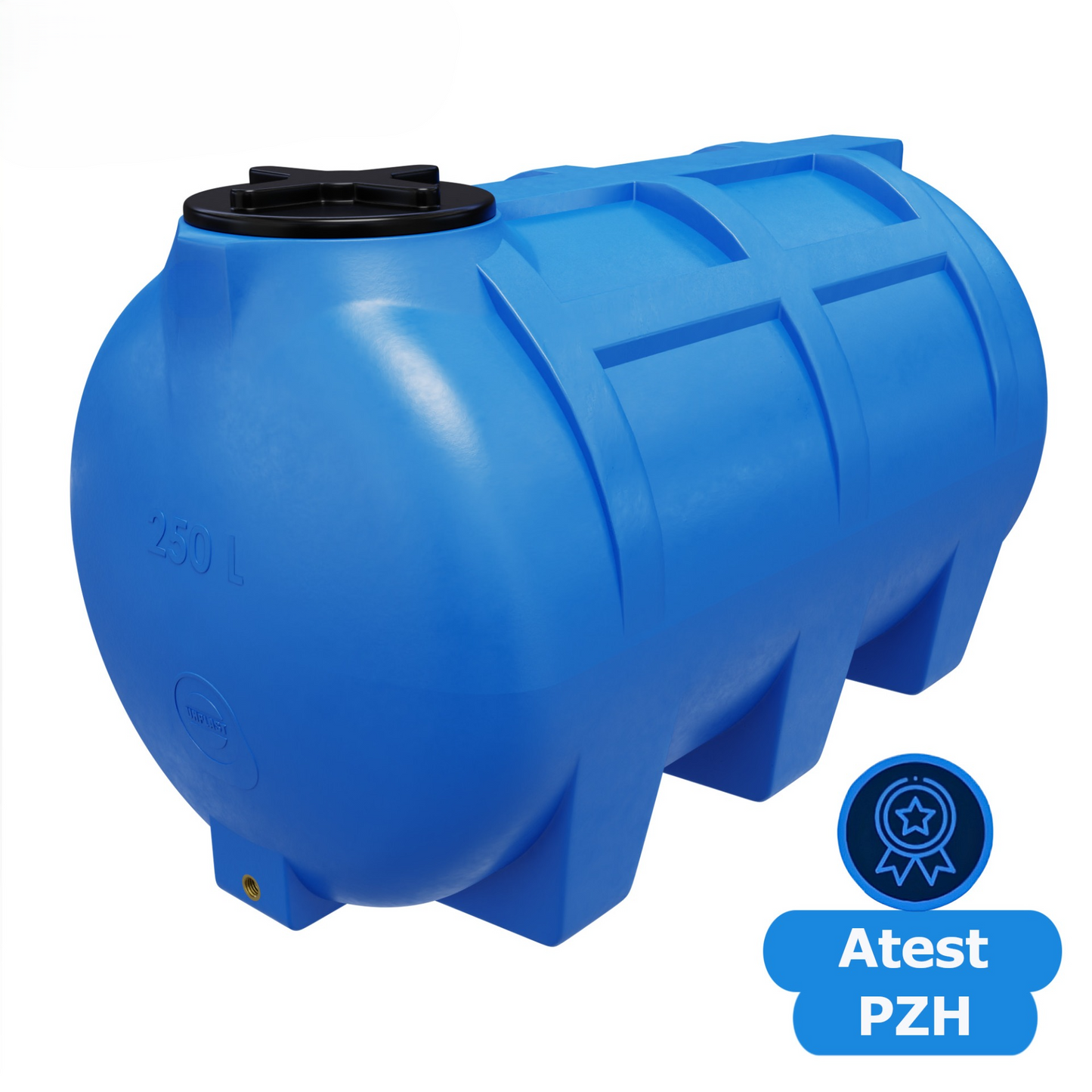 Plastic tank G-250 (dimensions 106 x 57 x 58 cm)