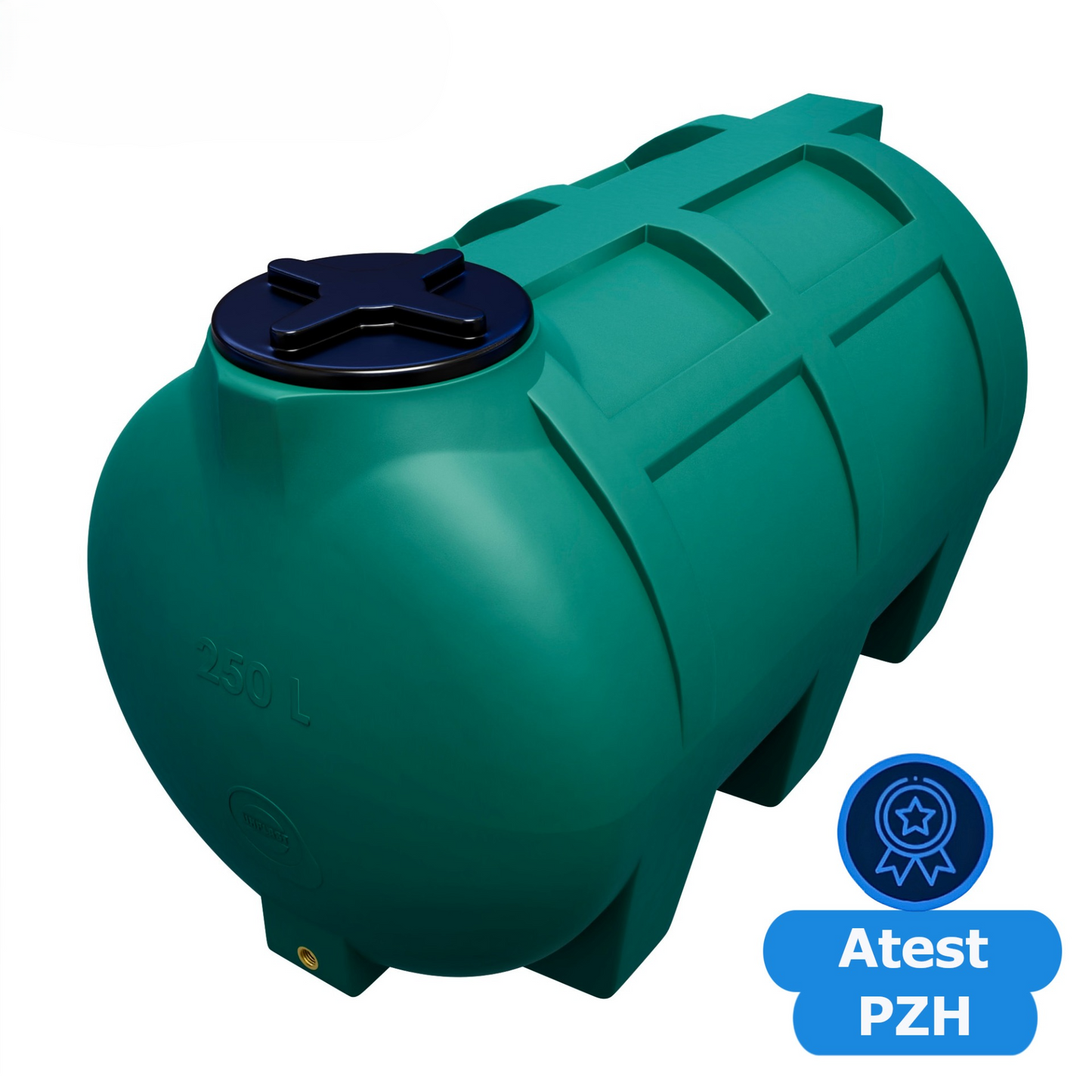 Plastic tank G-250 (dimensions 106 x 57 x 58 cm)