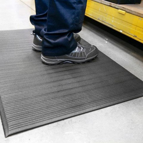 Orthomat Ribbed anti-fatigue mat, 600x900mm (colour: grey) 