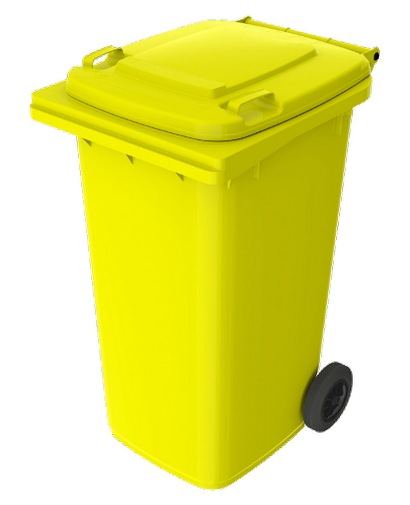 Waste sorting container on wheels with a capacity of 240 l 