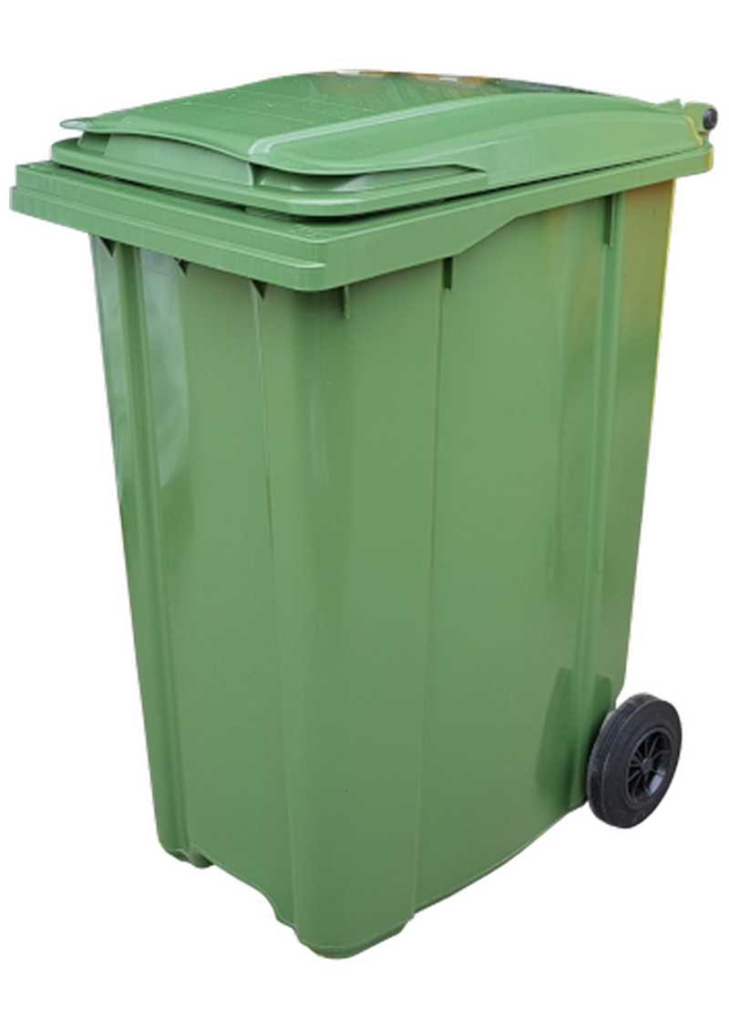 Waste sorting container on wheels 360 l