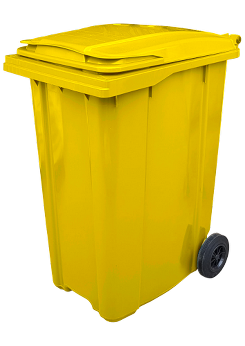 Waste sorting container on wheels 360 l