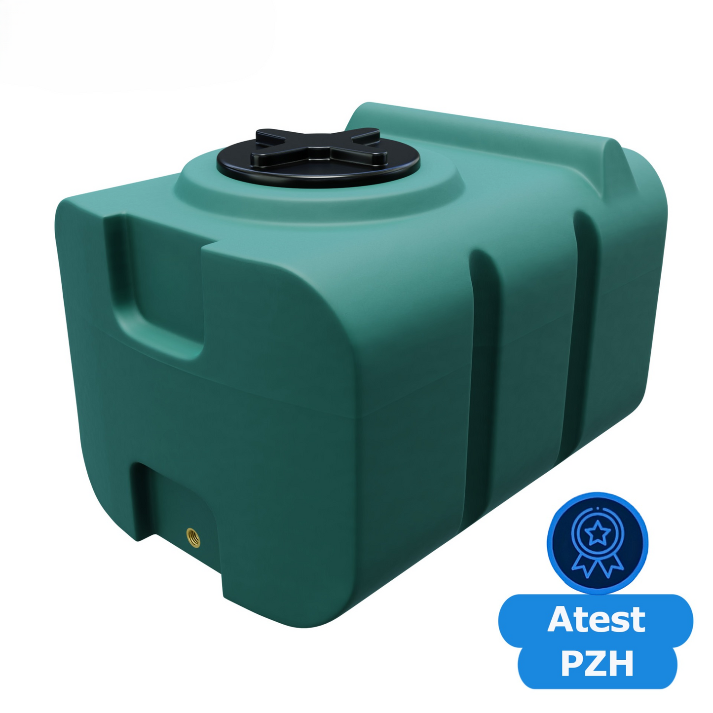 Plastic tank 100 l SK (dimensions 69 x 48 x 43 cm) (bottom thread 3/4 inch)