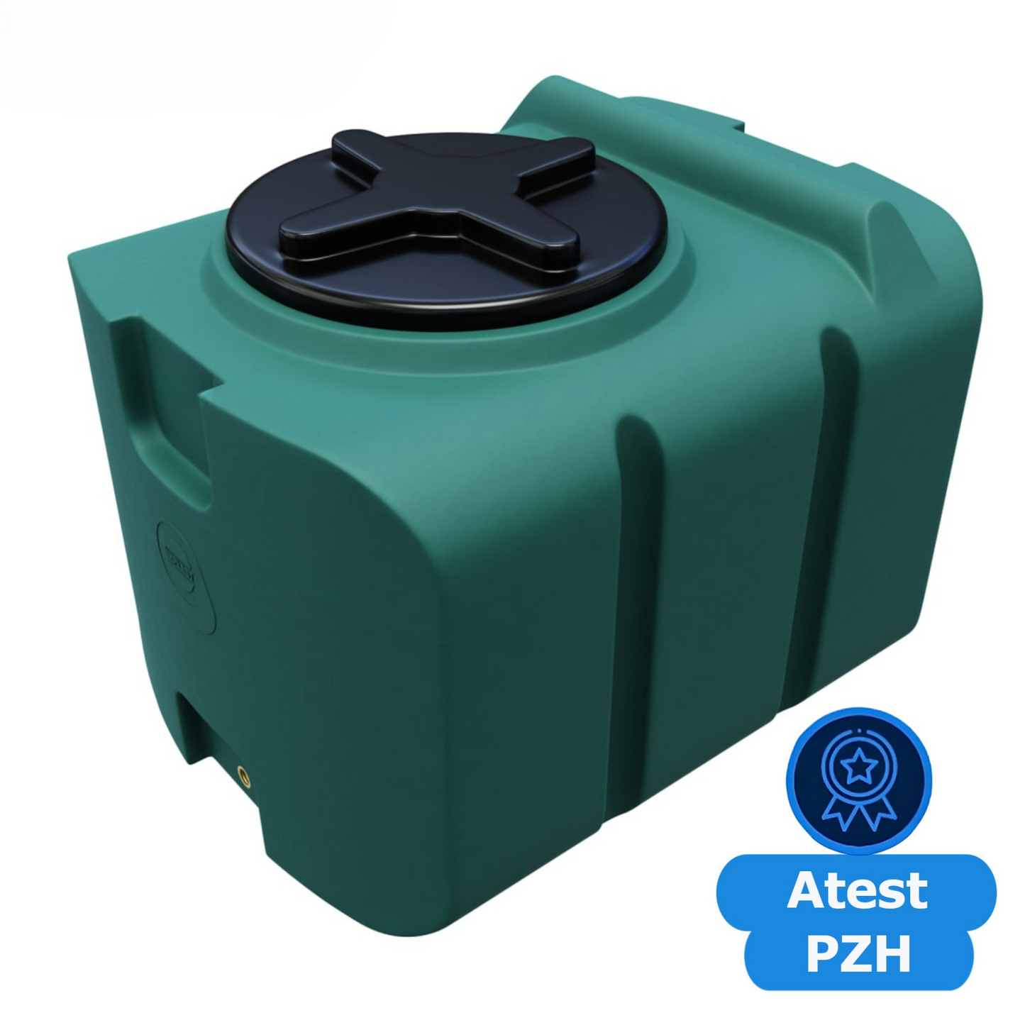 Plastic tank 200 l SK (dimensions 79 x 61 x 56 cm) (bottom thread 3/4 inch)