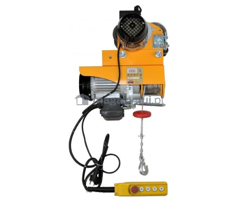 Complete winch and electric trolley Dragon 230V DWI HD 230V 12 m, load capacity 300/600 kg