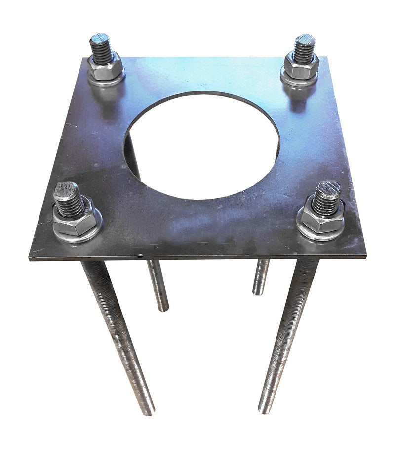 Steel protective post, mounting anchor included (height 1000 mm)