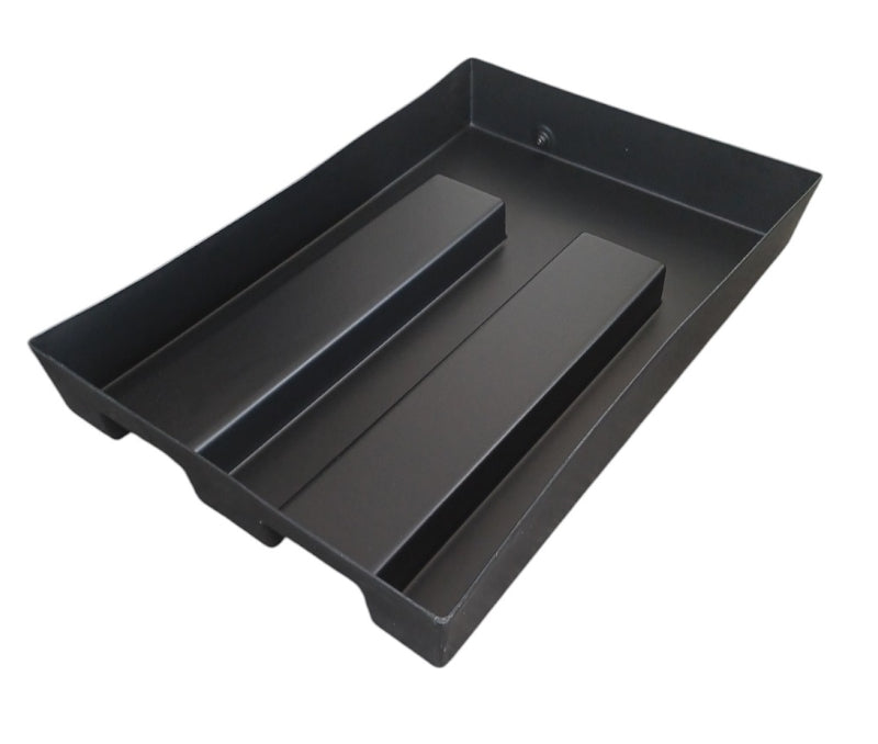 Wanna wychwytowa z kratownicą o pojemności 115 l, kolor czarny, wym. 1250 x 850 x 170 mm