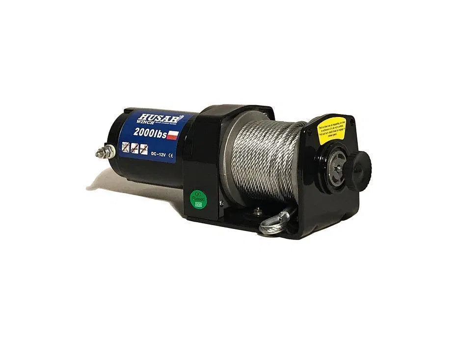 Husar BST 2000 Lbs electric winch with 907 kg steel rope