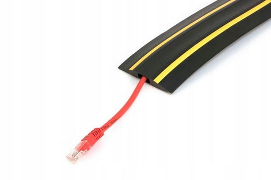 Osłona na kabel GP1 o długości 3 m w kolorze żółto-czarny