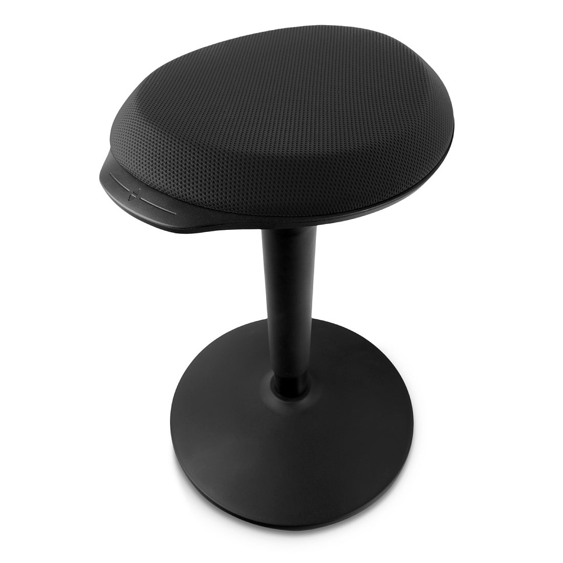 Regulowany ergonomiczny hoker Zippy w kolorze czarnym