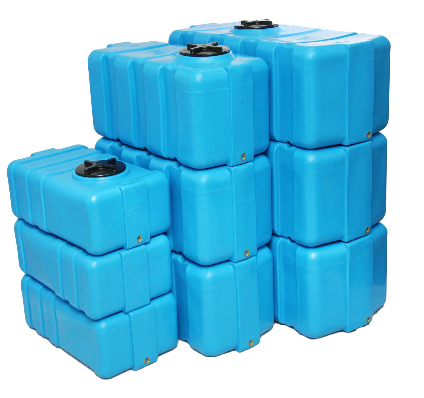 Plastic tank 100 l SG (dim. 80 x 48 x 34 cm) (bottom thread 3/4 inch)