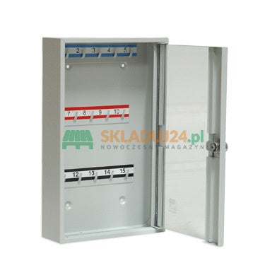 Metalowa szafka na klucze SK15/S (15 kluczy)